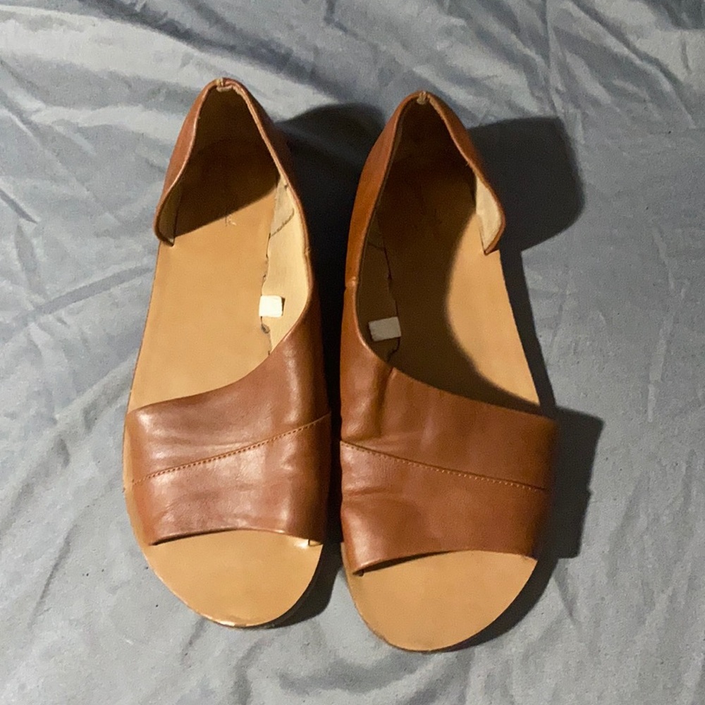 Tan Slip On Shoes